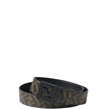 FD'S REVERSIBLE FD LEATHER BELT BROWN 40MM