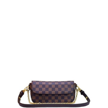 LUV IVY WALLET ON CHAIN BAG DAMIER EBENE