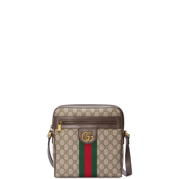 GG OPHIDIA GG MESSENGER BAG 26CM BROWN