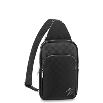 LUV AVENUE SLINGBAG 31CM BLACK AND GREY N40439
