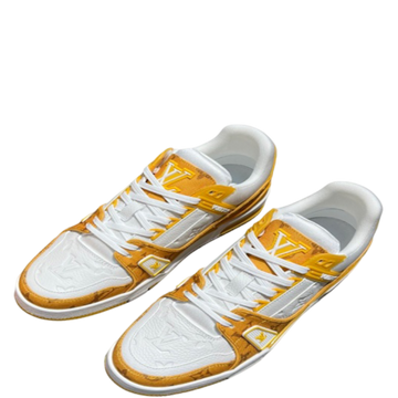 LUV TRAINER SNEAKER MONOGRAM DENIM YELLOW VIRGIL ABLOH
