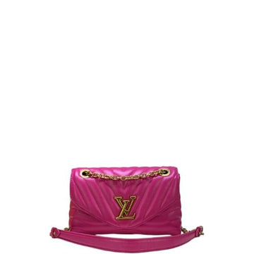 LUV NEW WAVE CHAIN BAG MM PINK 24CM