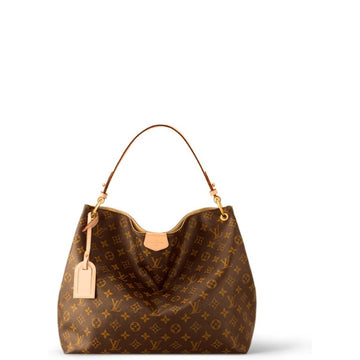 LUV GRACEFUL BAG MONOGRAM CANVAS CREAM 33CM
