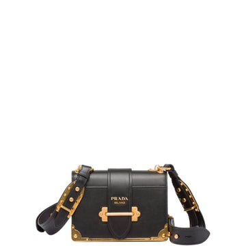PR CAHIER LEATHER BAG IN BLACK 1BD0452AIXF0002VXCH