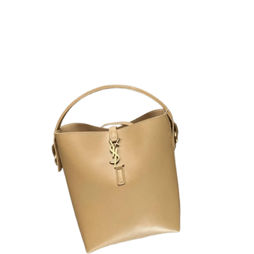 SAINT LAURENT LE 37 IN SHINY LEATHER YELLOW 26CM