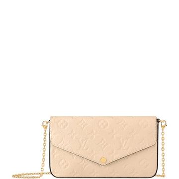 LUV FELICIE POCHETTE BAG CREAM 21CM