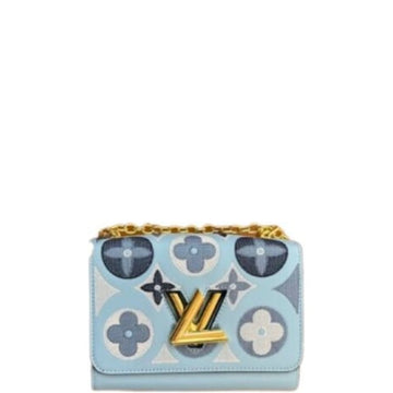 LUV TWIST MM BAGS MONOGRAM BLUE 25CM