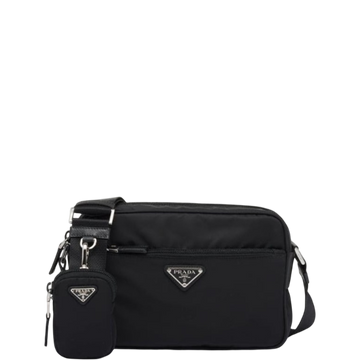 PR RE-NYLON SHOULDER BAG BLACK 1BC167RV44F0002VB1M