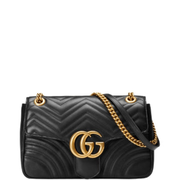 GG MARMONT MEDIUM MATELASSE SHOULDER BAG 31CM 443496 DTDIT 1000