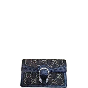 GG DIONYSUS SUPER MINI BAG DENIM 16CM