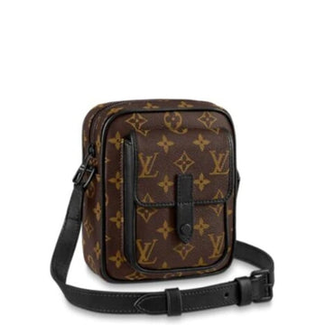 LUV CHRISTOPHER WEARABLE WALLET MONOGRAM BROWN 18CM M69404