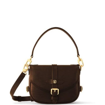 LUV SAUMUR BB BAG DARK BROWN 20CM