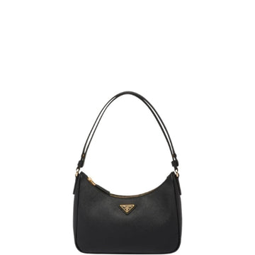 PR SAFFINO LEATHER MINI BAG BLACK