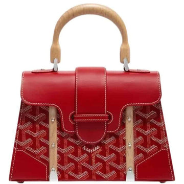 GY SAÏGON STRUCTURÉ MINI BAG RED 22CM