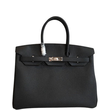 HM BIRKIN LEATHER GOLD HARDWARE BLACK 30CM/11.8in