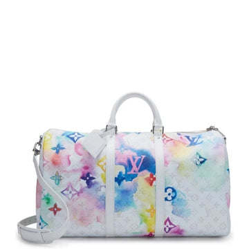 LUV KEEPALL 50 MONOGRAM WATERCOLOR