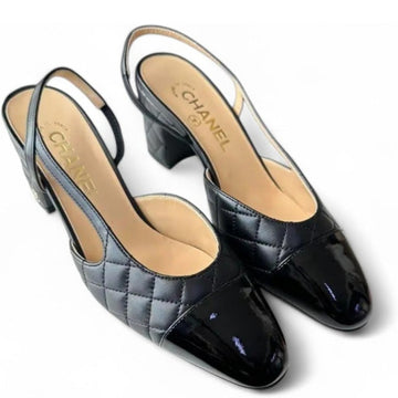 CHL  SLINGBACK PUMPS BLACK