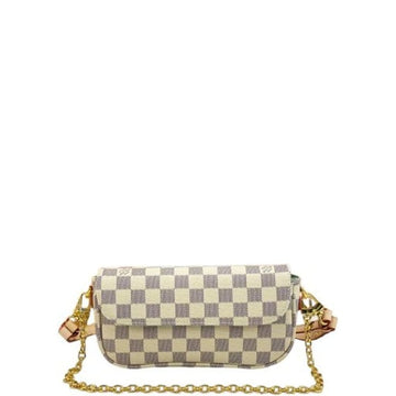 LUV IVY WALLET ON CHAIN BAG DAMIER EBENE BEIGE