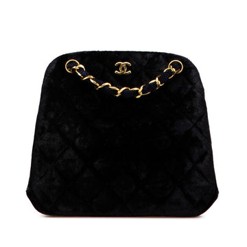 Chanel Matelasse Suede Chain Tote Bag