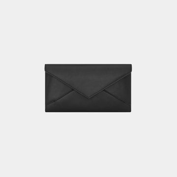 Letter Large Wallet In Leather