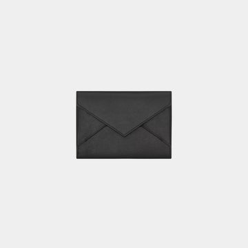 Letter Passport Case In Leather