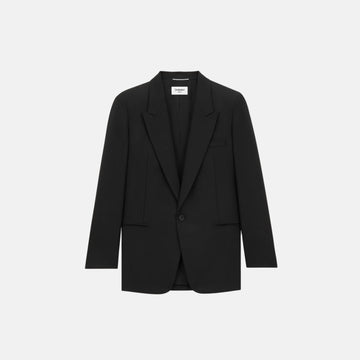 Jacket In Wool Gabardine