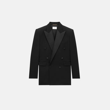 Tuxedo Jacket In Grain De Poudre